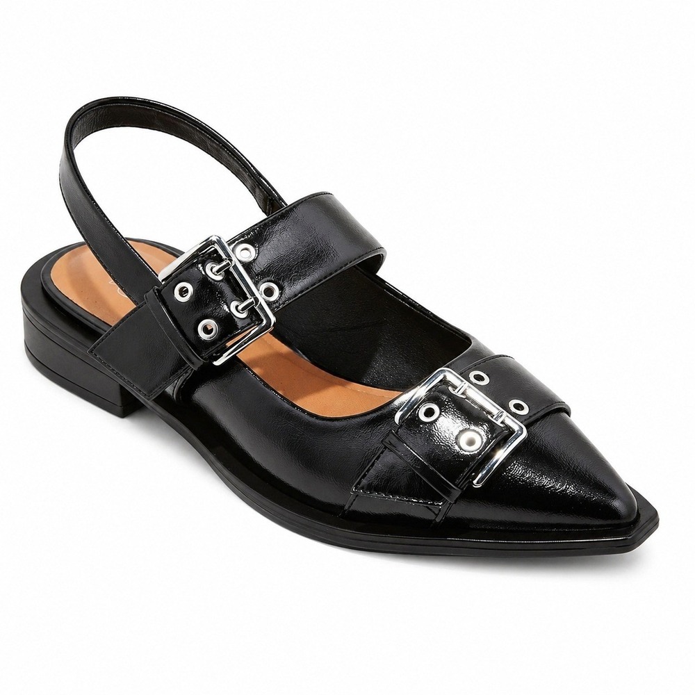 Women's Peyton Slingback Flats Wild Fable Black Size‎ 9 New With Tags